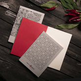 Petit carnet en papier recyclé I Formes géométriques